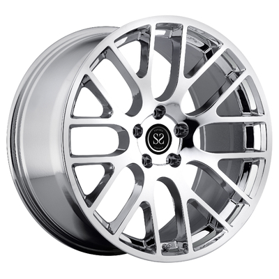 velg 17 19 20 inch mesin pelek wajah hitam ditempa pelek dari Cina