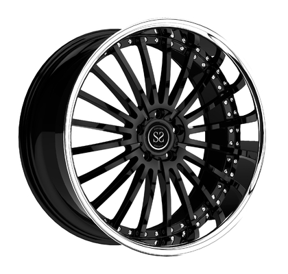 18 19 20 21 inci menyesuaikan 2 buah pelek roda SUV offroad offset negatif yang ditempa 5x120