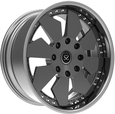 2-piece forged car deep dish aluminium alloy wheel 22 inch 6x139.7 Untuk Land Cruiser Prado