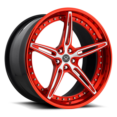 Custom 3-PC Forged Rim 19x9.0 dan 19x12 Untuk Mustang 350 Chasee 20