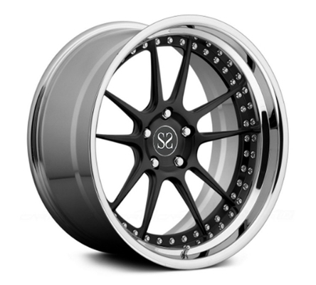 TUV Standard 20inch 2-PC Forged Alloy Rims Untuk Pola Baut MERCEDES-BENZ 5x112