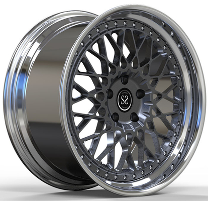2 Piece Custom Forged Wheels untuk Lamborghini, Ferrari, Toyota, Nissan, Audi, Porsche, Mclare