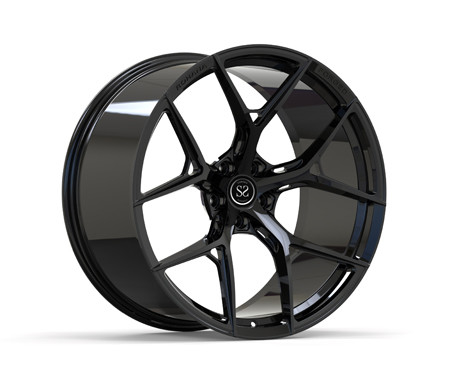 Gloss Black Painted 21 Inch Monoblock Forged Rims Untuk 488 Mobil