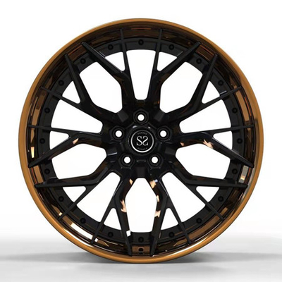 Pelek Perunggu 20x11 Dipoles Untuk M6 2-Piece Forged Aluminium Wheel Blanks