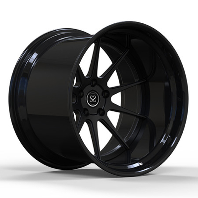 Super Cekung Kustom Lebar 20x14 Polishing Forged Wheels Deep Dish Untuk Corvette