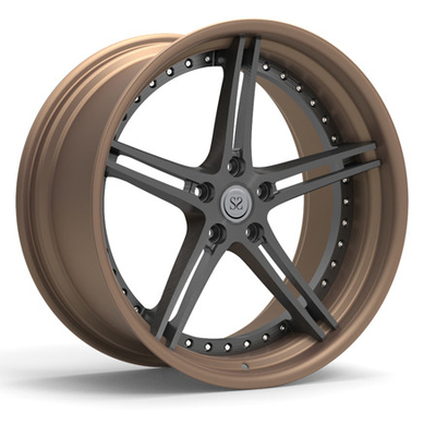 Barrel Bronzed Center Brushed Gun Metal Forged Wheel Polish Untuk Mercedes Benz Eslass350cdi Tahun 2010