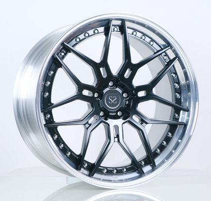 Gloss Black Center Polished Barrel 21x9.5 21x11 Roda Mobil Ditempa Terhuyung-huyung Untuk Mercedes Benz C Class