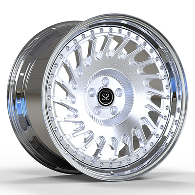 Ferrari Custom 20 Inch Polish 5 X 114,3 2 Piece Forged Wheels Dipoles