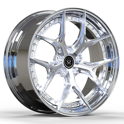 21 Inches Audi Rs6 139.7mm Pcd Dua Bagian Roda Ditempa