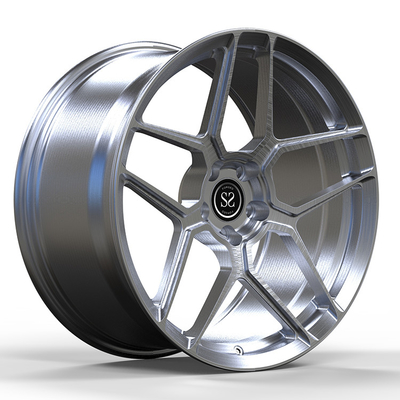 5x112 Staggered Aluminium Forged Wheels 18 19 20 21 Dan 22 Inci Untuk Audi R8 Polish Rims