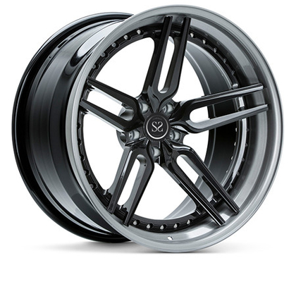 18 Inch 24 Inch 3 Piece Forged Wheels Bibir Dalam Cekung