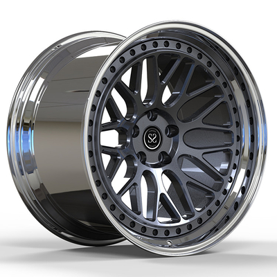 Mercedes-Benz AMG S63 5X112 Custom Polish 2-PC Forged Alloy Rims Dengan 5x112 Staggered 20 21 dan 22 inci
