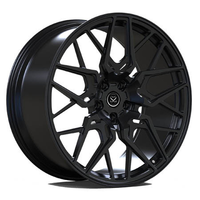 Pelek alloy monoblock finish dicat hitam mengkilap urus 1 buah roda tempa 23x11 23 inci