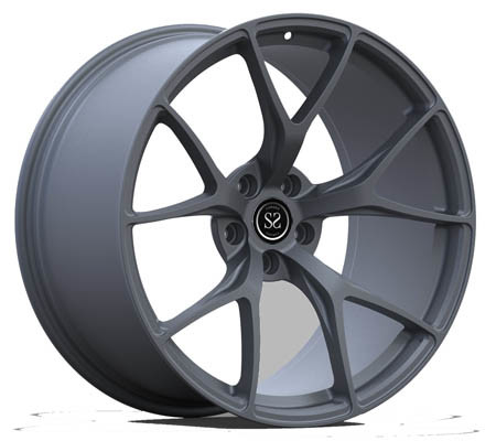 Pelek alloy monoblock hitam yang disikat x5m 1 buah 21 inci 21x10 21x11.5 roda tempa terhuyung-huyung
