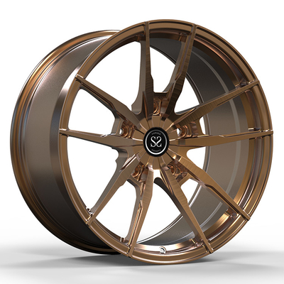 Aluminium Forged 21 Inches Audi Rs6 Two Piece Forged Wheels 139.7mm Pcd