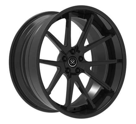 21x10 21x12 5x130 5x112 Roda Terhuyung Satin Hitam Ditempa Untuk CL63
