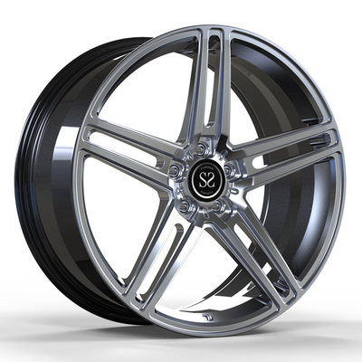 Untuk S320 Monoblock 1 Piece Aluminium Alloy 20 Ukuran Hyper Silver Wheels Car Rims