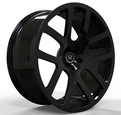 Gloss Black 1 Piece Monoblock Forged Wheels Car Rims 22inch 22x10 Untuk Durango