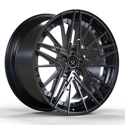 Velg 2-PC Kustom 21X10 dan 21X11 Black Brushed Untuk BMW M5 2025