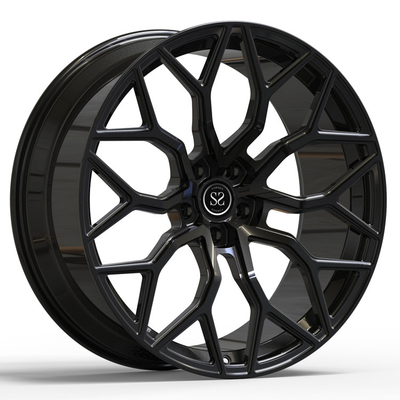 Roda Monoblock Untuk Urus 1 PC Ditempa Gloss Hitam 24 inci 24x10 24x12 Pelek Mobil Paduan Terhuyung