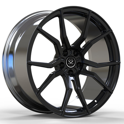 Pelek Monoblock Ditempa Kustom Dipoles Pola Baut 5x112 23 Inci Rim 6061-T6