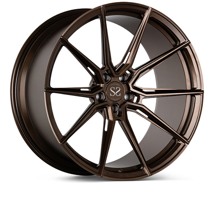 Monoblock 1 Piece Vossen Design Forged Rims 24inch Gloss Black Untuk Roda Mobil Mewah